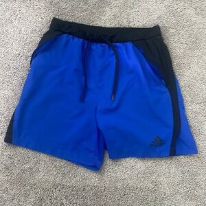 Adidas M Royal Blue Aeroready athletic shorts